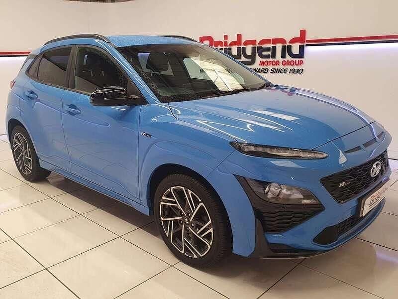 Used Hyundai Kona N Line 120 HP (88 kW) 2022 Blue SUV