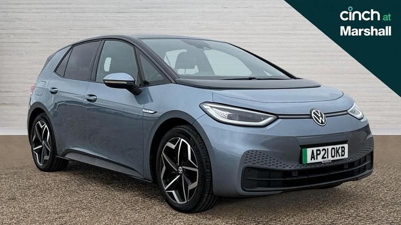Blue Used 2021 VW ID.3 Pro Hatchback | £16,677 (Fair price) - Image 1/4