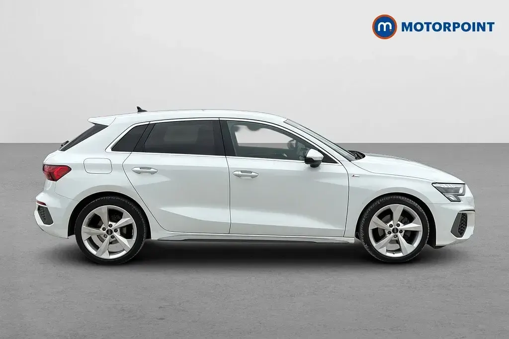 Used Audi A3 S-Line 2023 White Sedan