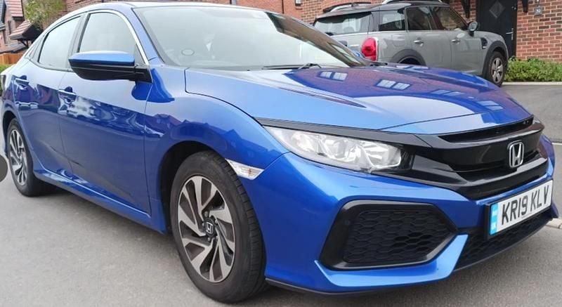 Blue Used 2019 Honda Civic SE Hatchback | £10,999 (Good price) - Image 1/1