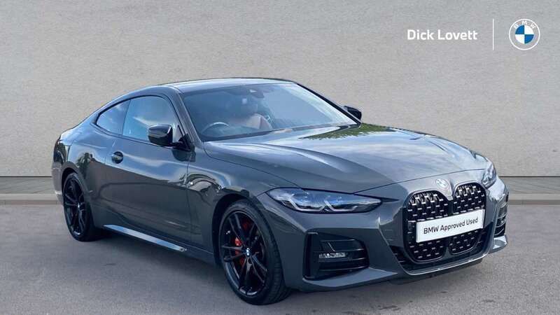 Grey Used 2022 BMW 430 M Sport Coupe | £34,555 (Expensive) - Image 1/4