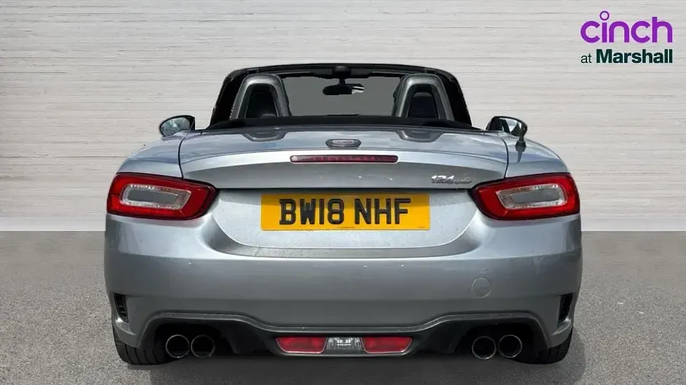 Used Abarth 124 Spider 170 HP (125 kW) 2018 Grey Cabriolet