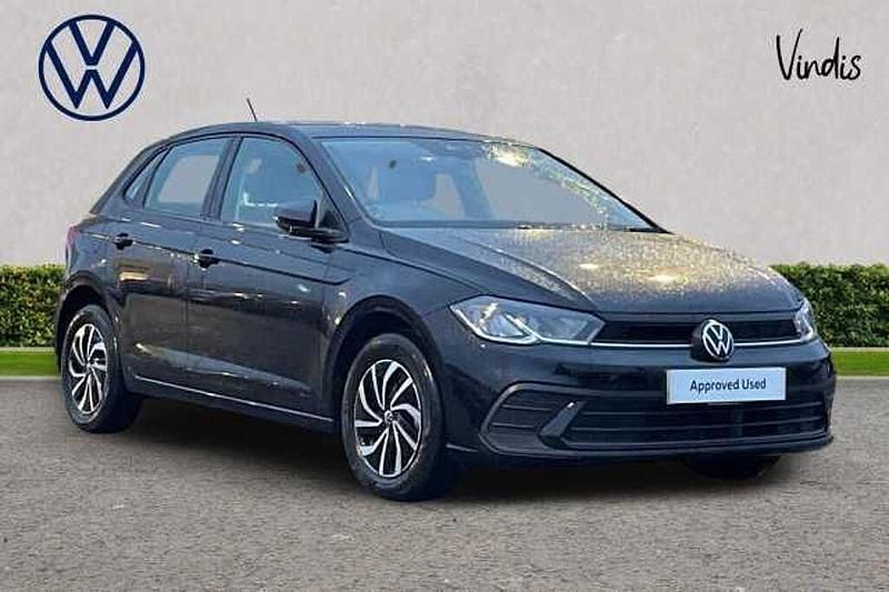 Black Used 2023 VW Polo Life Hatchback | £16,730 (Fair price) - Image 1/4