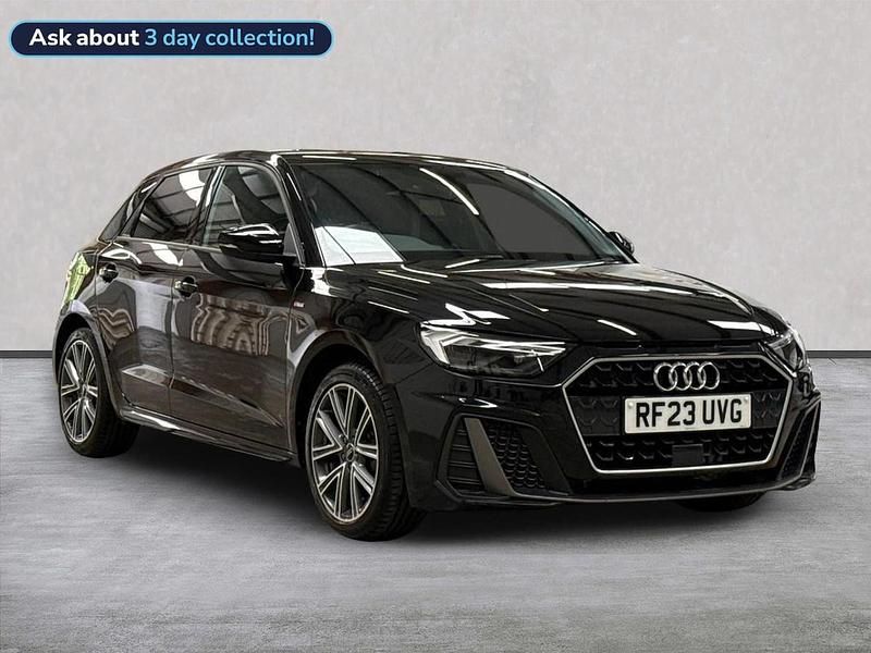 Black Used 2023 Audi A1 S-Line Hatchback | £19,263 (Fair price) - Image 1/4