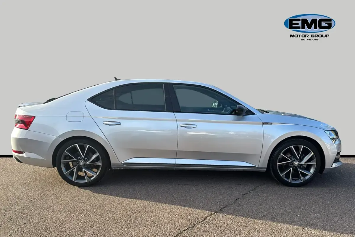 Used Skoda Superb SportlinePlus 150 HP (110 kW) 2024 Silver Hatchback