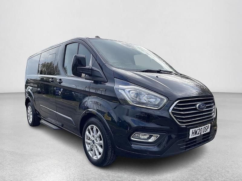 Black Used 2020 Ford Tourneo Custom Titanium Van | £18,490 (Super price) - Image 1/4