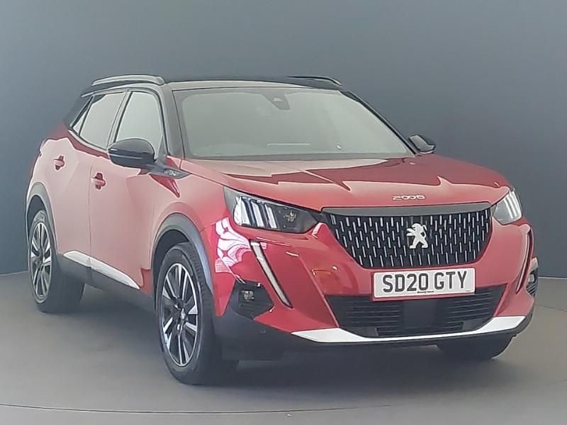Red Used 2020 Peugeot 2008 GT-line SUV | £12,698 (Fair price) - Image 1/4
