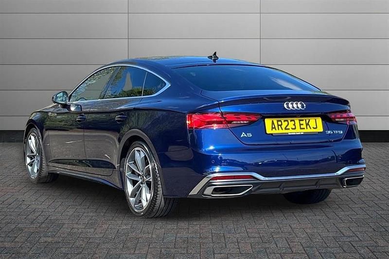 Used Audi A5 S-Line 150 HP (110 kW) 2023 Glacier white Coupe