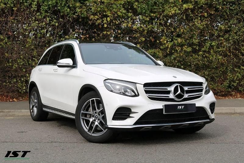 White Used 2018 Mercedes GLC250 AMG Line Premium Plus Estate | £21,695 (Fair price) - Image 1/4
