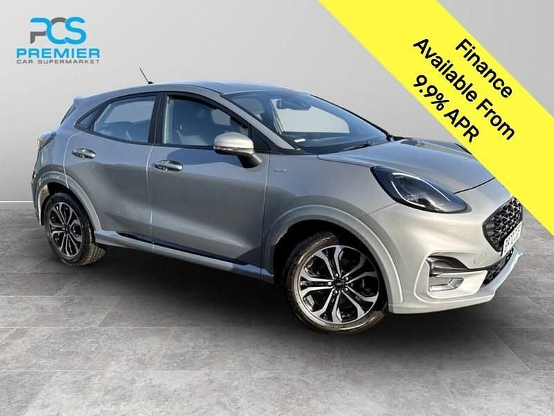 Silver Used 2021 Ford Puma ST-Line Hatchback | £12,795 (Good price) - Image 1/3