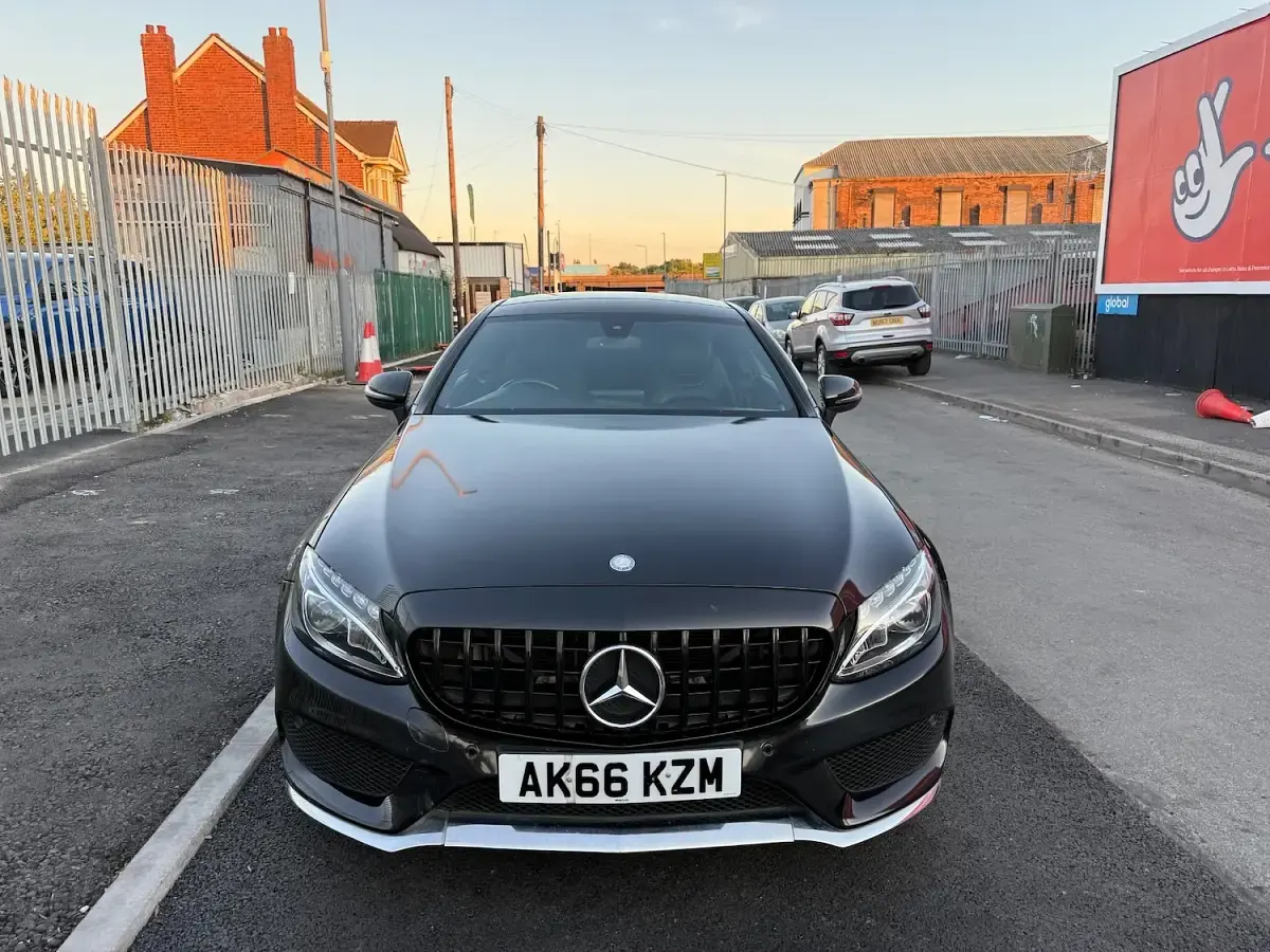 Used Mercedes C220 AMG line 2016 Black Coupe
