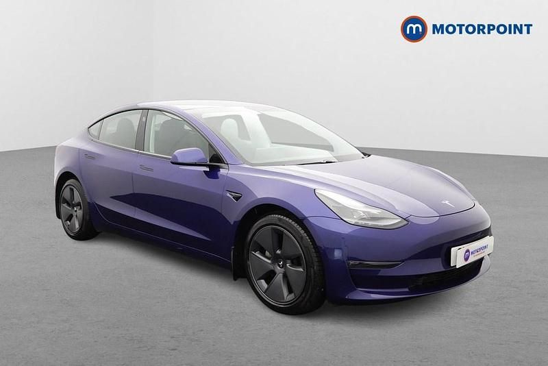 Blue Used 2021 Tesla Model 3 Long Range AWD Sedan | £19,949 (Fair price) - Image 1/4