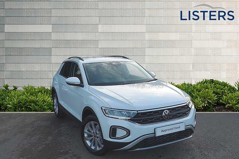 Pure white Used 2025 VW T-Roc Match SUV | £24,790 - Image 1/4