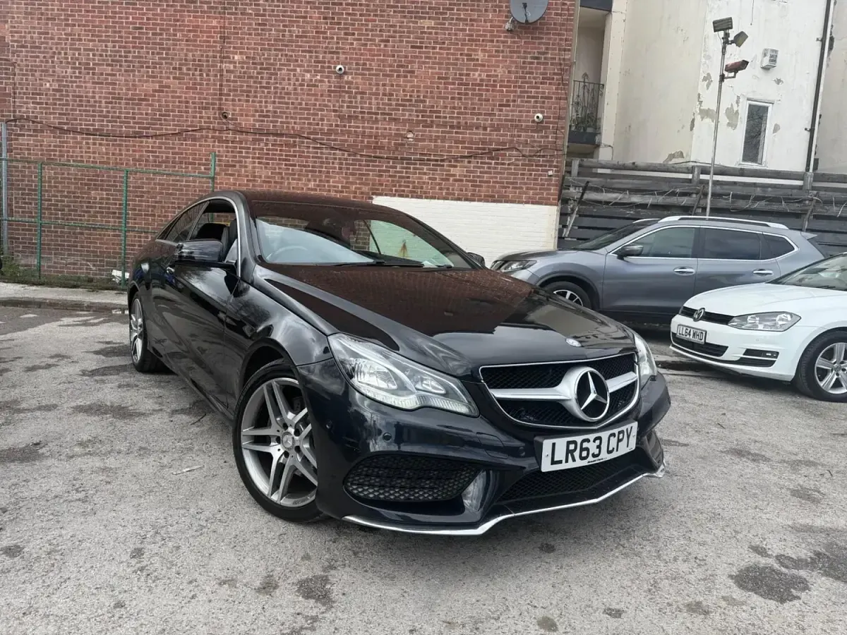 Used Mercedes E220 AMG 170 HP (125 kW) 2013 Black Coupe