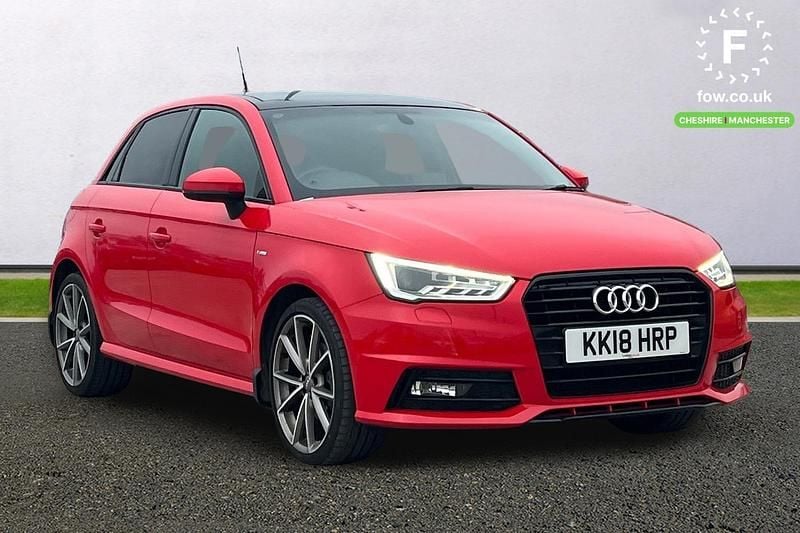 Used Audi A1 Black Edition 2018 Red Hatchback