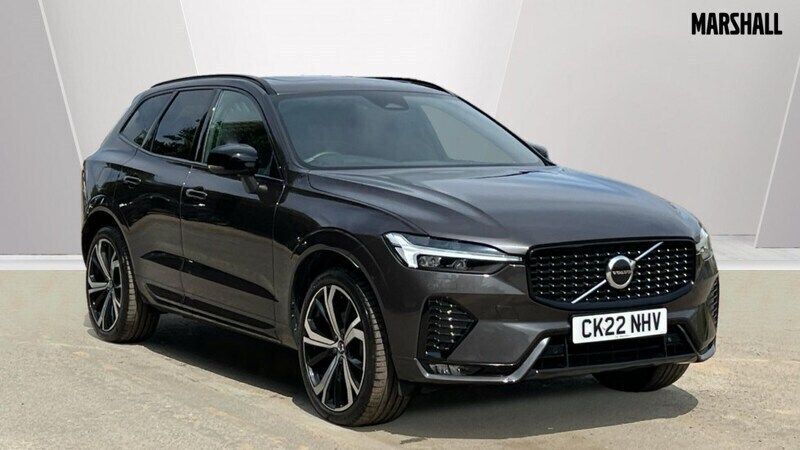 Grey Used 2022 Volvo XC60 R-Design SUV | £35,461 (Expensive) - Image 1/4