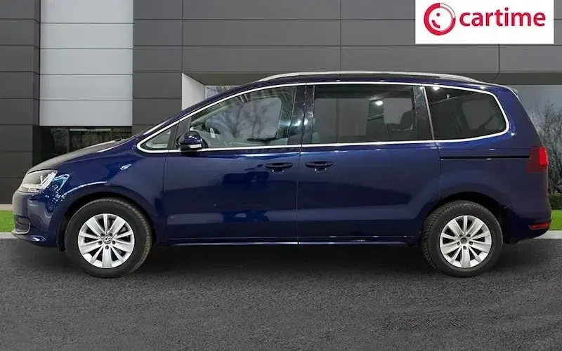 Used VW Sharan SE 150 HP (110 kW) 2018 Blue MPV