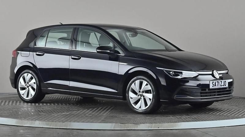Used VW Golf VIII Style 150 HP (110 kW) 2021 Black Hatchback