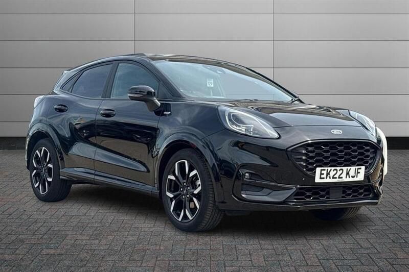 Black Used 2022 Ford Puma ST-Line X Hatchback | £15,750 (Fair price) - Image 1/4