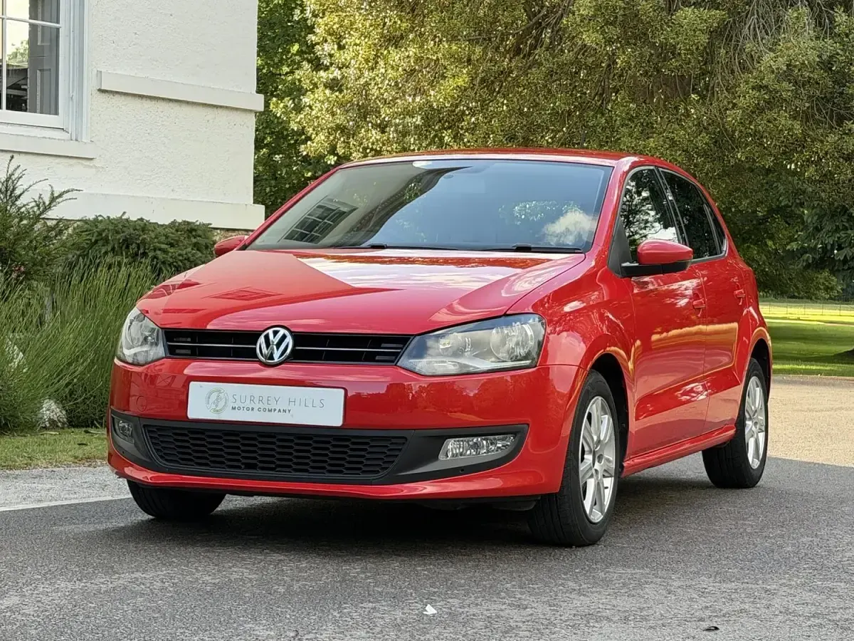 Used VW Polo Match 85 HP (62 kW) 2011 Red Hatchback