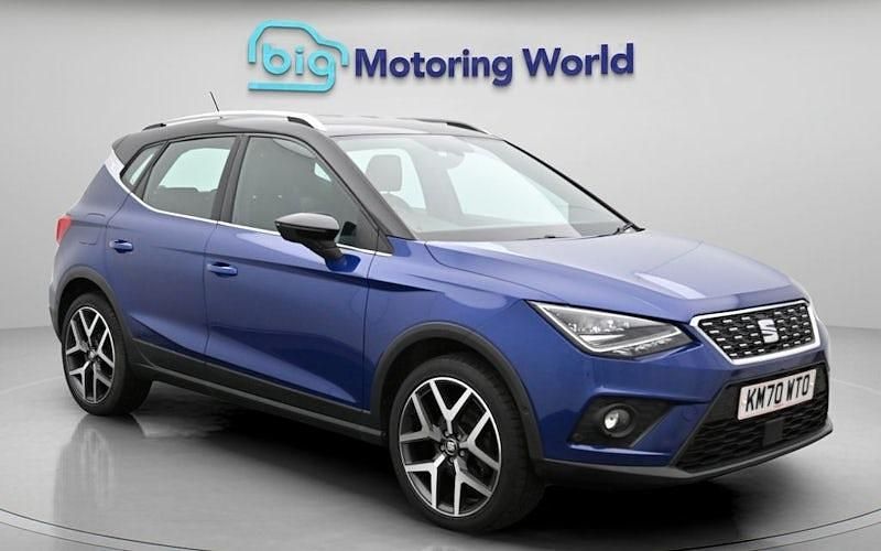 Used Seat Arona XCELLENCE Lux 110 HP (80 kW) 2021 Blue SUV