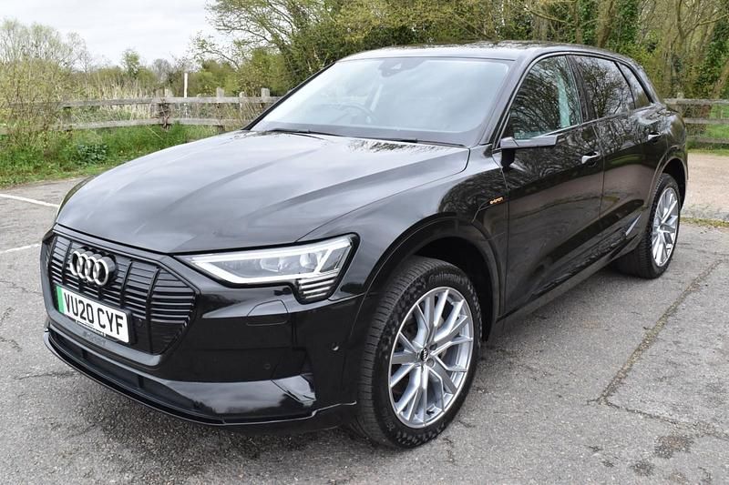 Used Audi e-tron Comfort 300 kW (408 HP) 2020 Black SUV