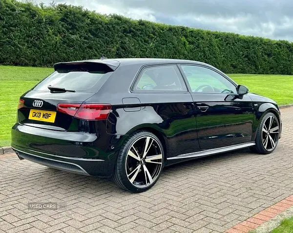 Used Audi A3 S-Line 2013 Black Hatchback