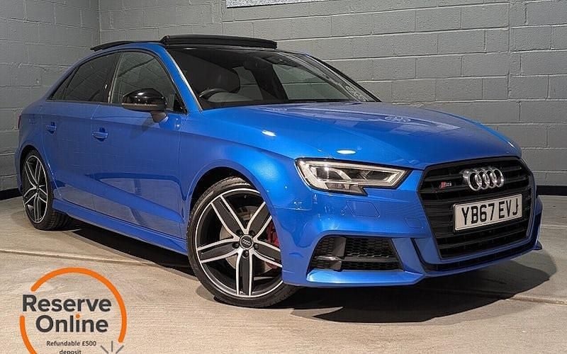 Ara blue Used 2017 Audi S3 Black Edition Sedan | £16,950 (Fair price) - Image 1/4