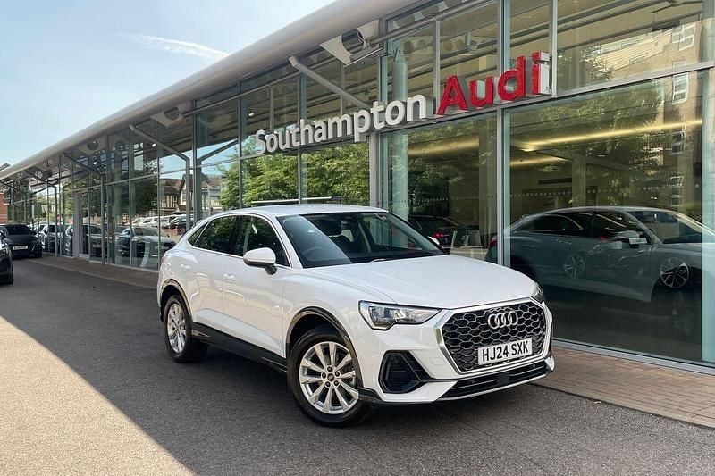 White New 2024 Audi Q3 Sportback Sport SUV | £32,798 (Super price) - Image 1/4