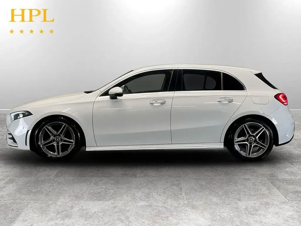 Used Mercedes A200 AMG line 163 HP (119 kW) 2020 White Hatchback