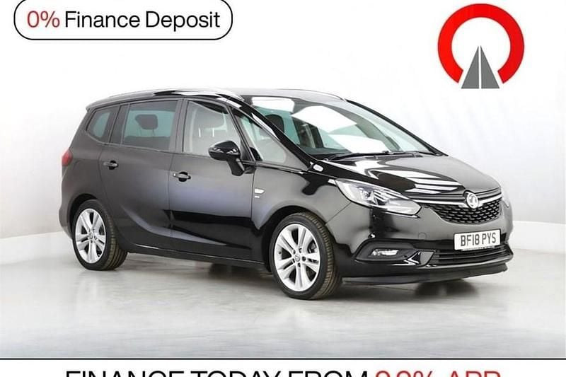 Used Vauxhall Zafira Tourer SRi 140 HP (102 kW) 2018 Black MPV