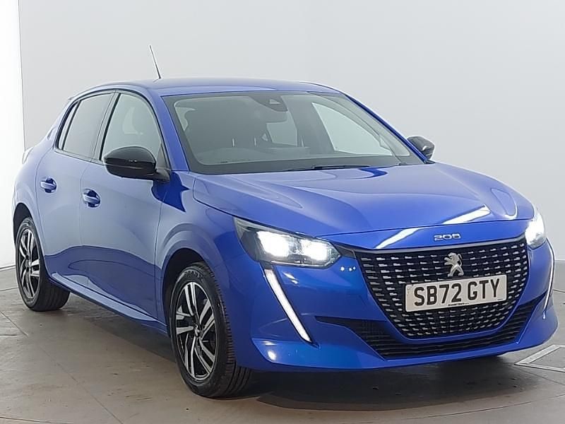 Used Peugeot 208 Allure+ 129 HP (94 kW) 2023 Blue Hatchback