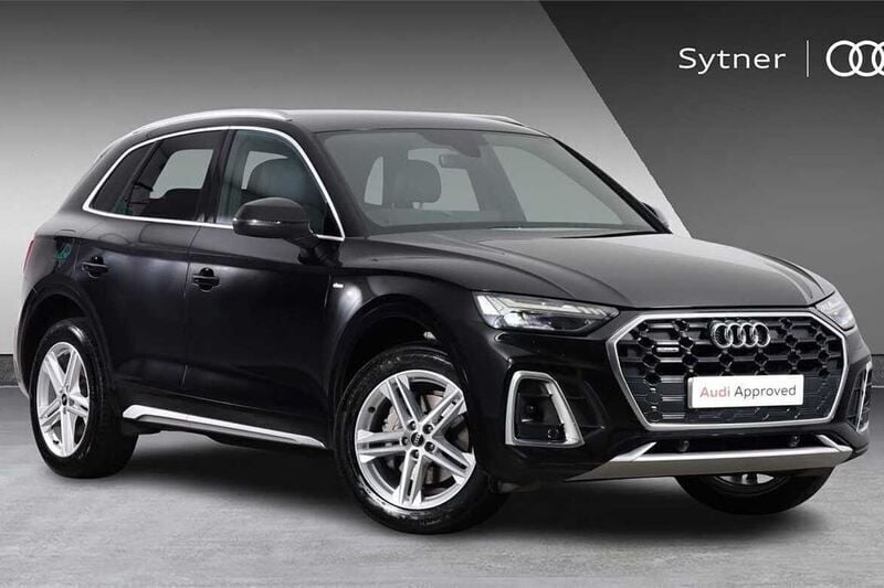 Black Used 2023 Audi Q5 S-Line SUV | £34,750 (Good price) - Image 1/2