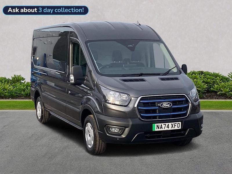 Grey New 2024 Ford E-Transit Trend Van | £26,500 (A bit pricey) - Image 1/4