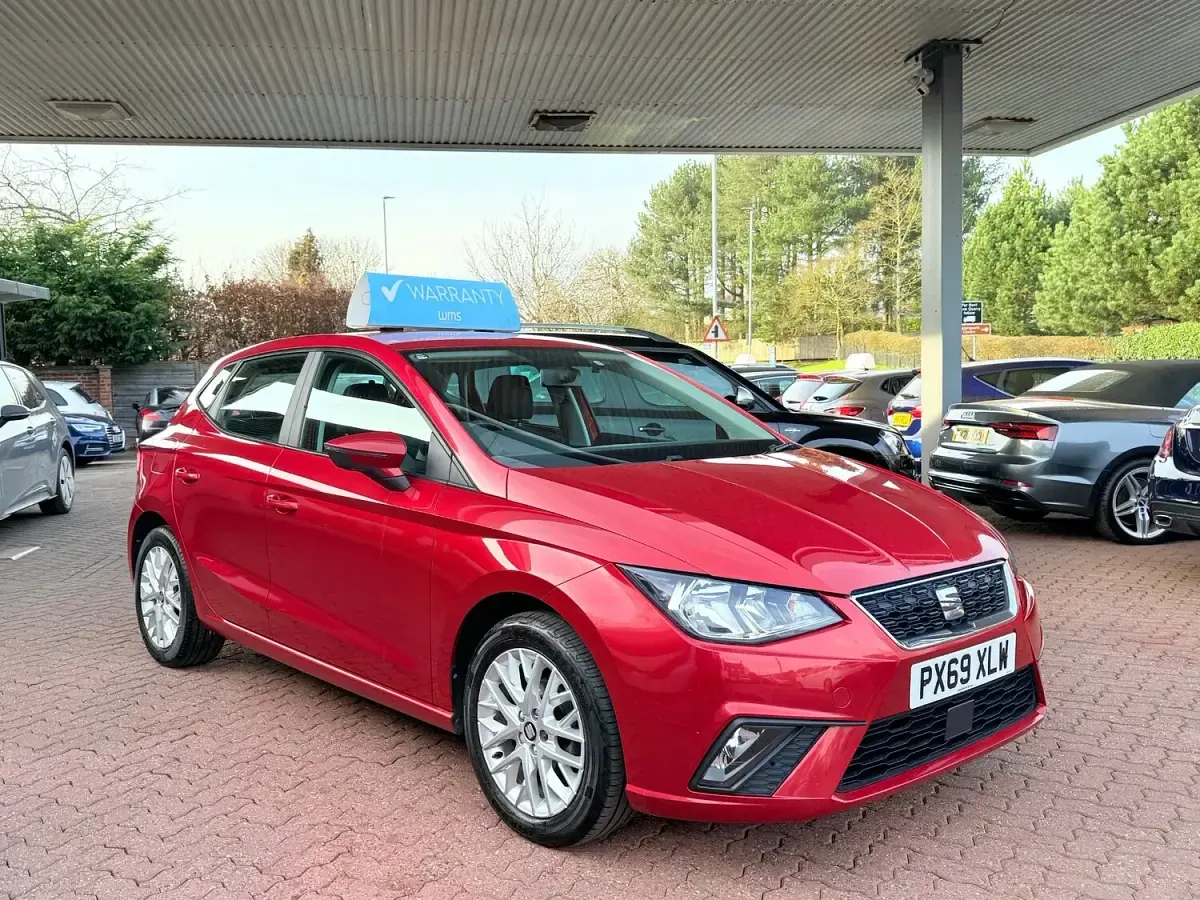 Used Seat Ibiza SE Technology 95 HP (69 kW) 2019 Red Hatchback