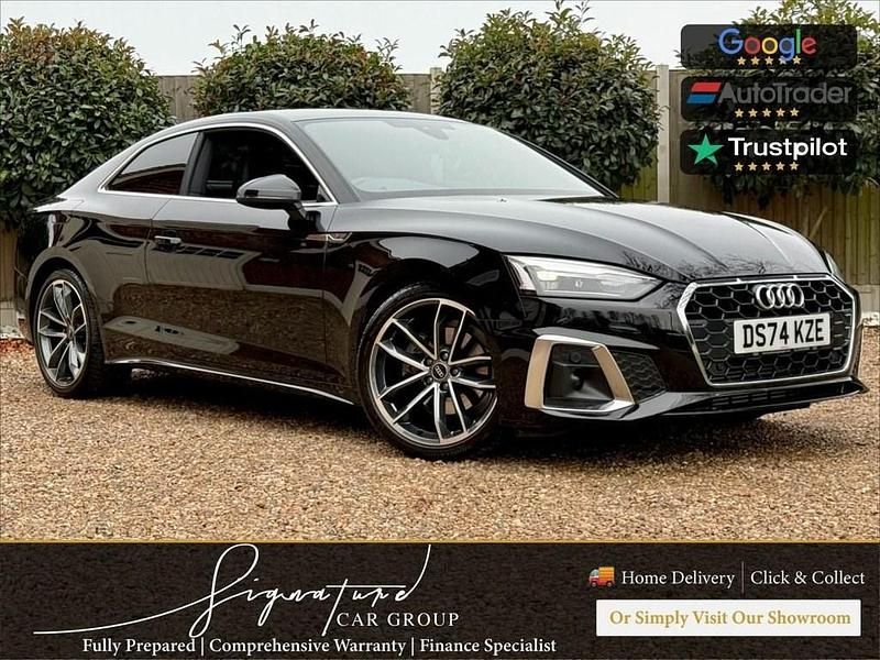 Used Audi A5 S-Line 150 HP (110 kW) 2024 Black Coupe