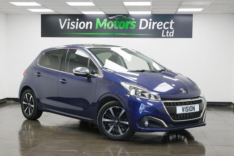 Usado Peugeot 208 Allure Premium 2017 Azul Citadino