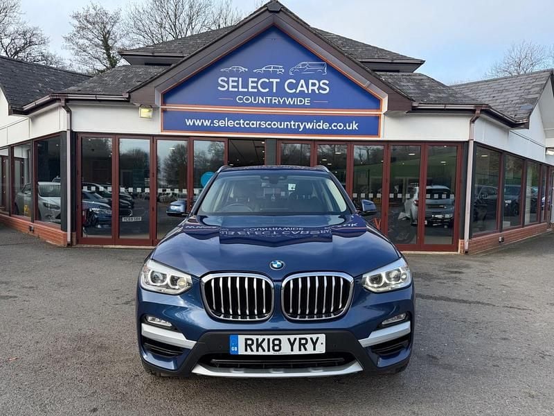 Used BMW X3 Sport Line 265 HP (194 kW) 2018 Blue SUV