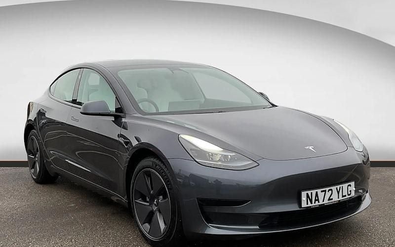 Grey Used 2022 Tesla Model 3 RWD Sedan | £21,290 (Fair price) - Image 1/4