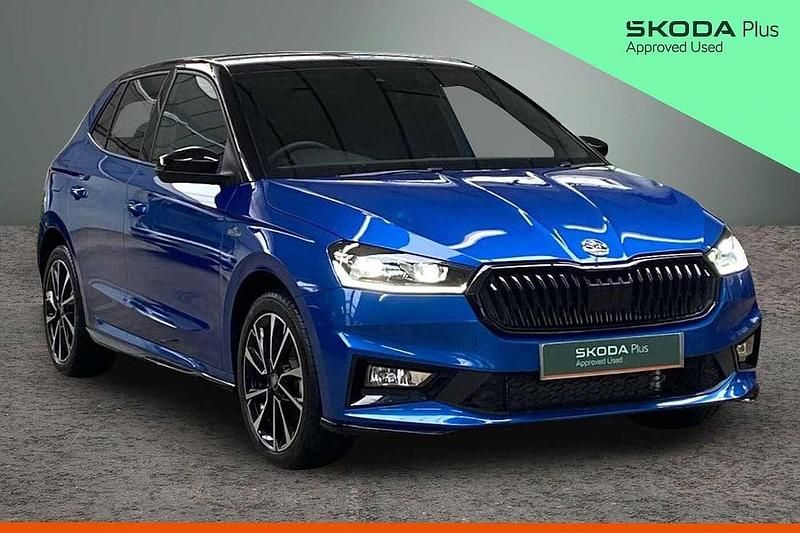 Used Skoda Fabia Monte Carlo 85 HP (62 kW) 2025 Blue Hatchback