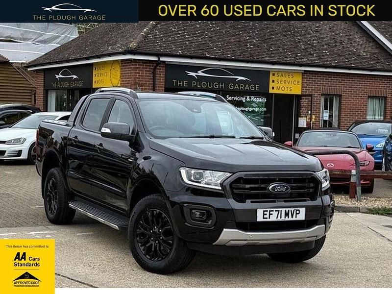 Black Used 2022 Ford Ranger Wildtrack Pickup | £18,995 (Good price) - Image 1/4