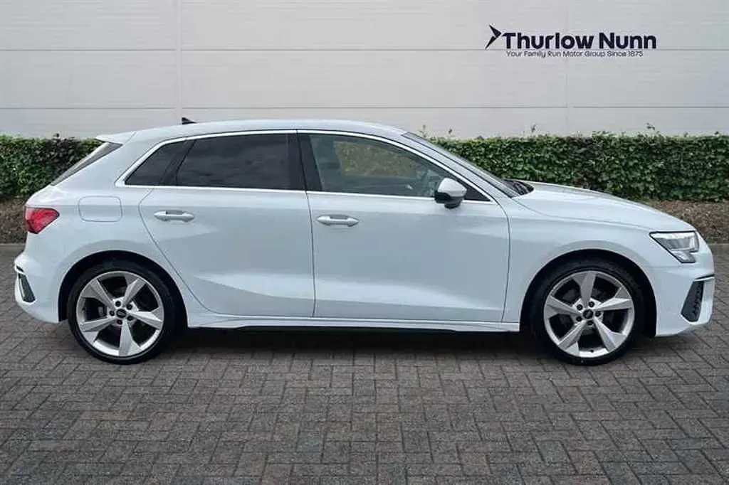 Used Audi A3 Sportback S-Line 110 HP (80 kW) 2023 White Hatchback