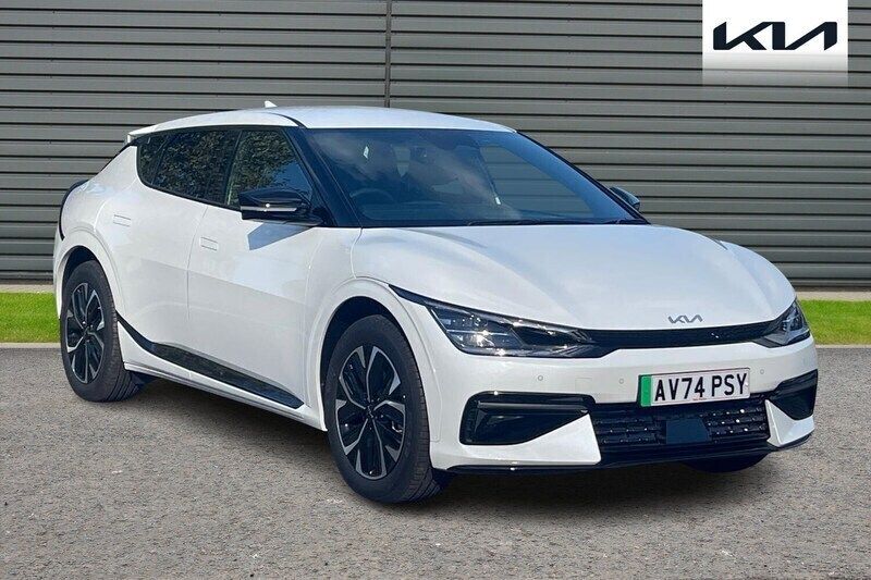 White Used 2024 Kia EV6 GT-Line SUV | £36,072 (Expensive) - Image 1/4