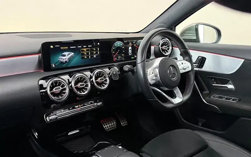 Used Mercedes A250 AMG line 218 HP (160 kW) 2020 Silver Sedan