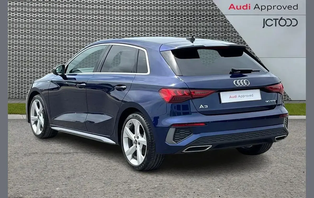 Used Audi A3 S-Line 108 HP (79 kW) 2024 Blue Hatchback