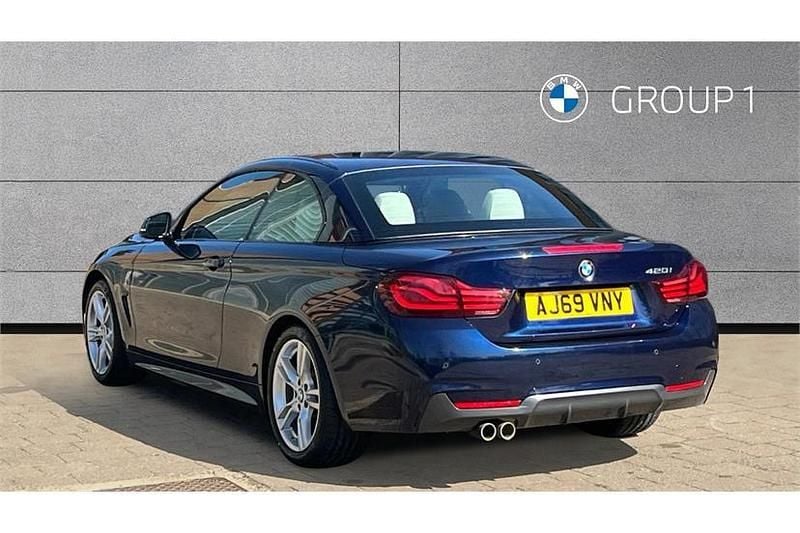 Used BMW 420 M Sport 184 HP (135 kW) 2019 Blue Cabriolet