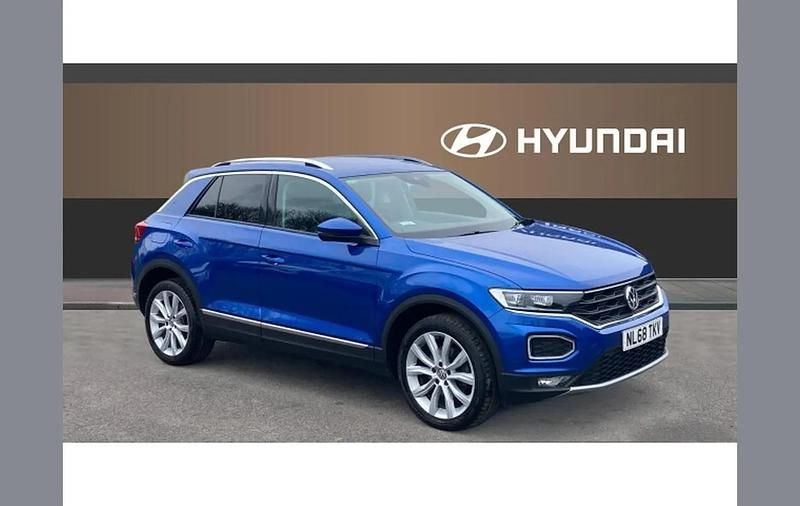 Used VW T-Roc SEL 150 HP (110 kW) 2018 Blue SUV