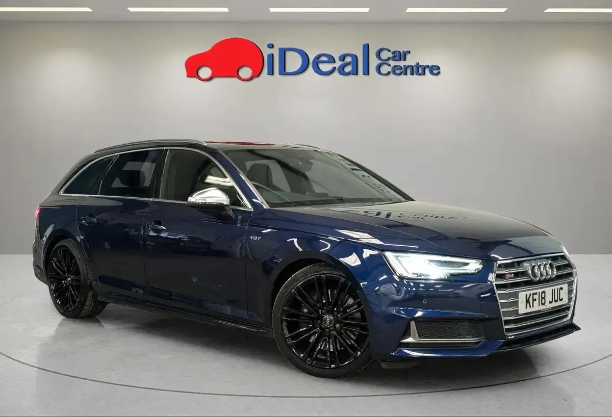 Used Audi S4 350 HP (257 kW) 2018 Blue Estate