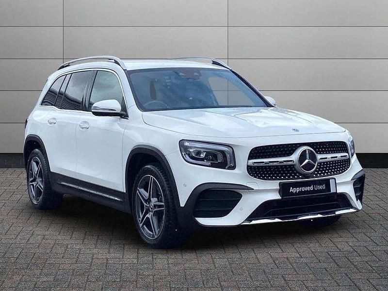 Polar white Used 2022 Mercedes GLB220 AMG Line Premium SUV | £25,250 (Super price) - Image 1/4