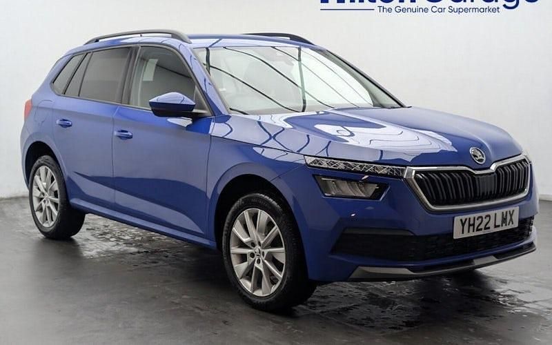 Used Skoda Kamiq SE 95 HP (69 kW) 2022 Blue SUV